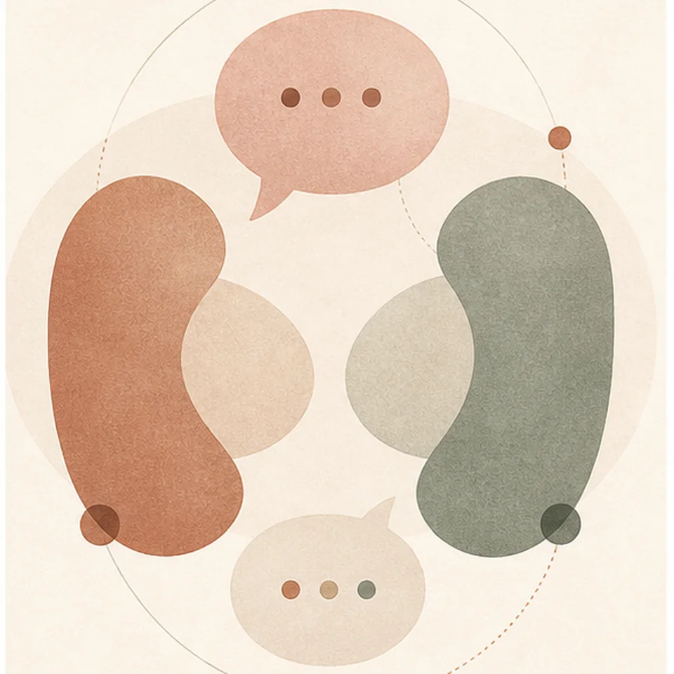 Best Couples Vibrators: Fit, Control and Privacy Guide — Editorial illustration of communication and shared decision-making for a couples wellness buying guide